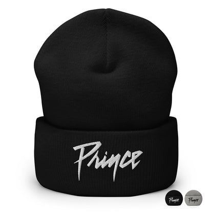 Prince Logo Embroidered Cuff Beanies