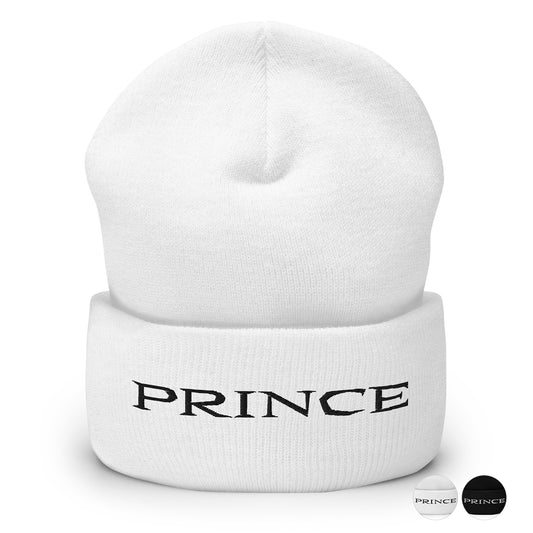 Prince Lovesexy Logo Embroidered Cuff Beanies