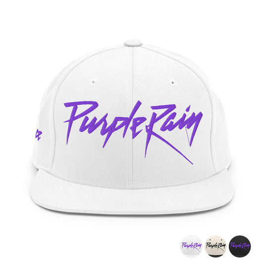 Purple Rain Snapback Hats