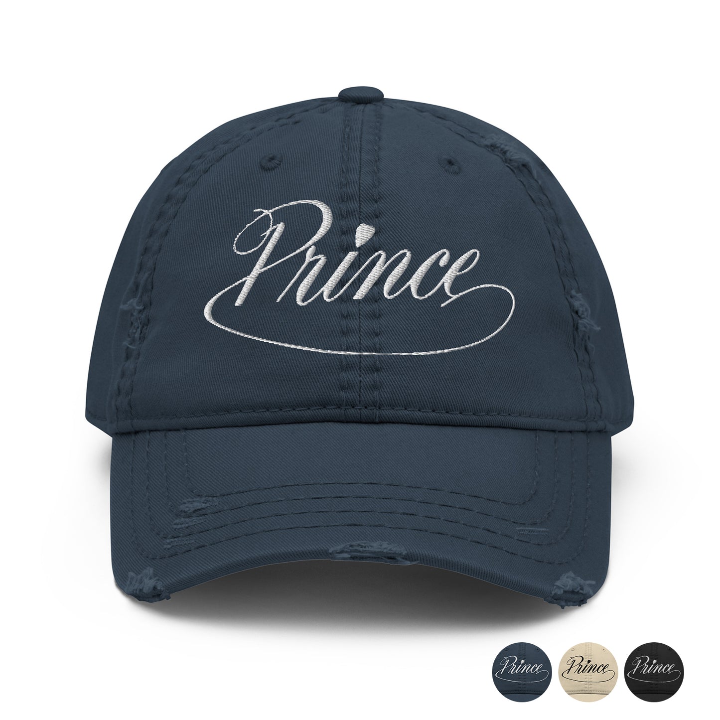 Prince '79 Logo Distressed Dad Hats