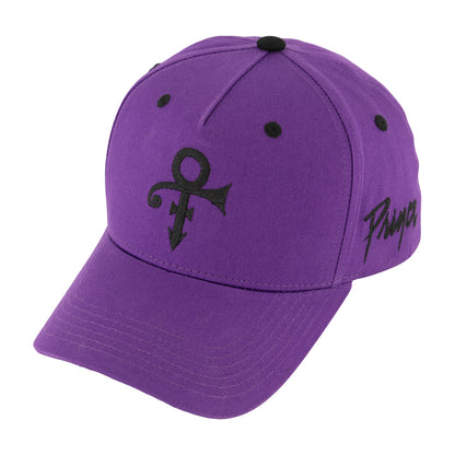 Prince Symbol Five-Panel Curved Bill Snapback Hat
