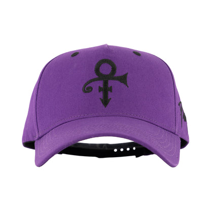 Prince Symbol Five-Panel Curved Bill Snapback Hat