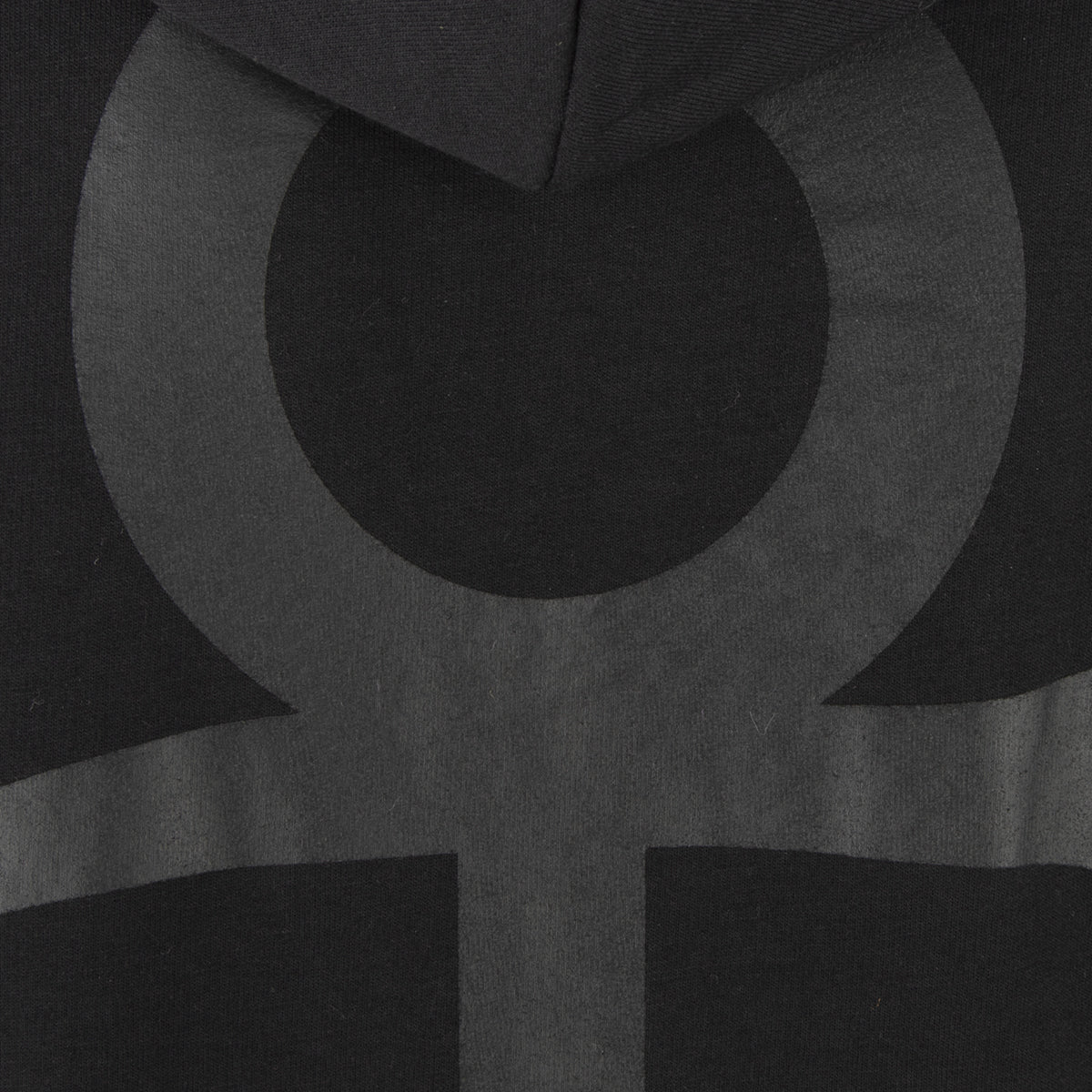 Prince Symbol Zip Hoodie with Purple Paisley Lining