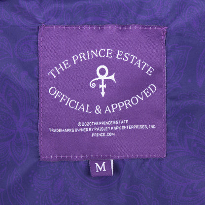 Prince Symbol Zip Hoodie with Purple Paisley Lining