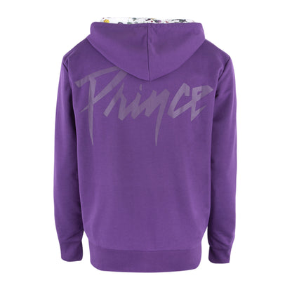 Prince Zip Hoodie with Floral Print Lining