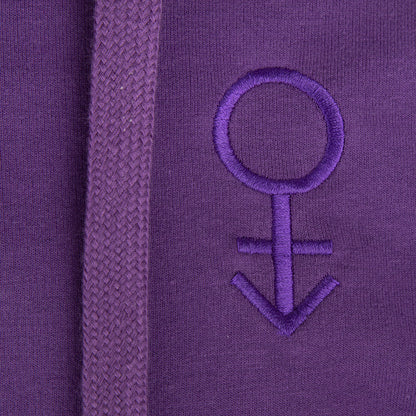 Prince Zip Hoodie with Floral Print Lining