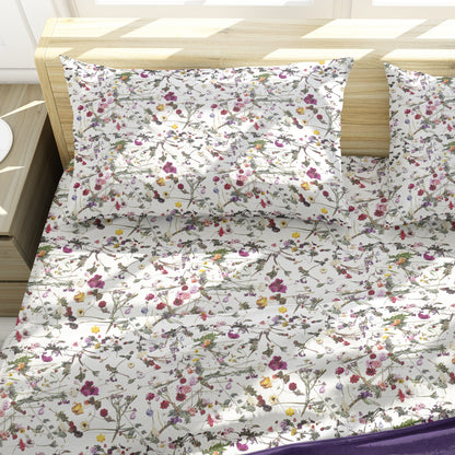 Purple Rain Floral/Paisley 2-Sided Duvet Cover