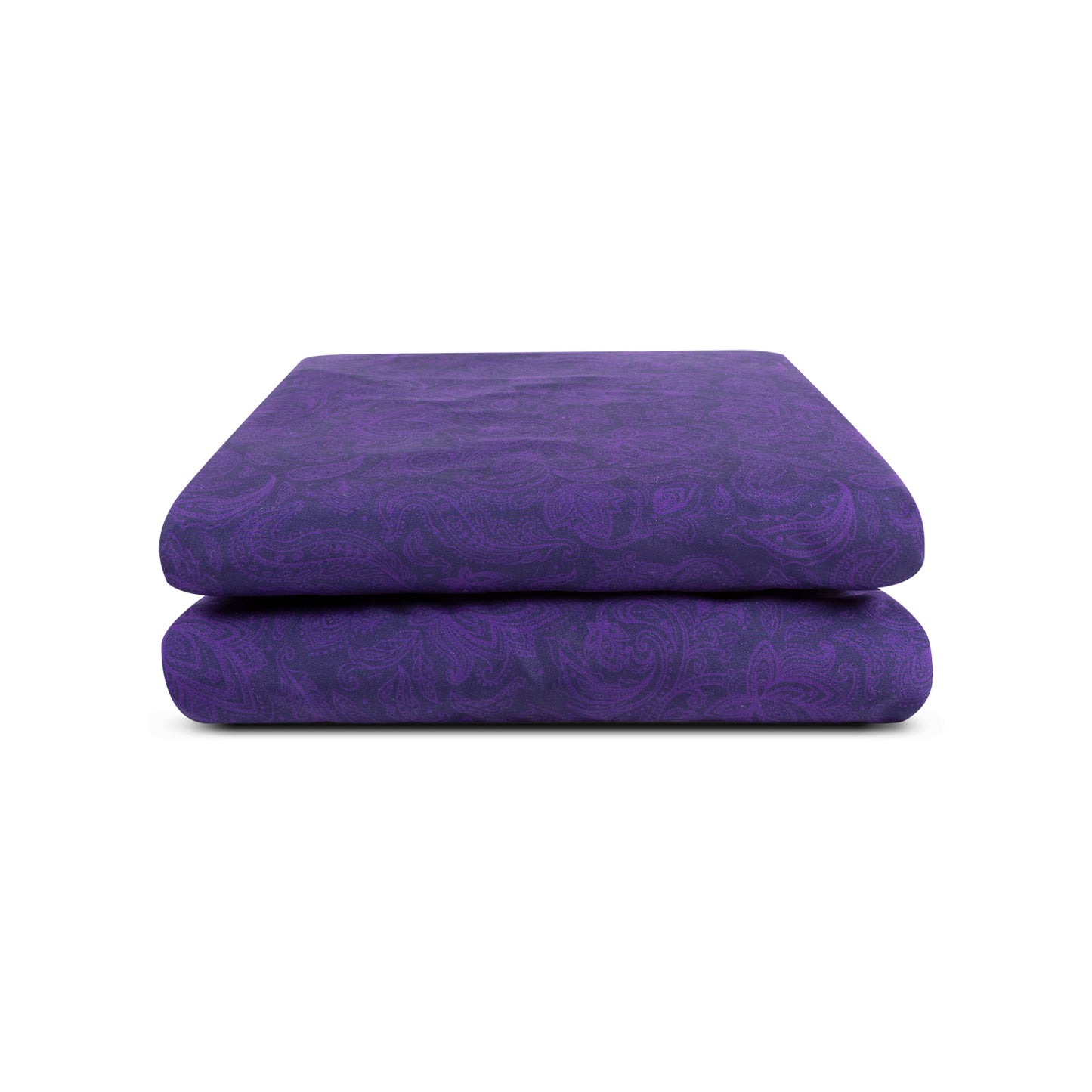 Purple Rain Floral/Paisley 2-Sided Duvet Cover