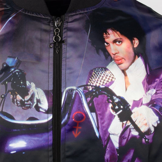 Purple Rain Cover Bomber Jacket