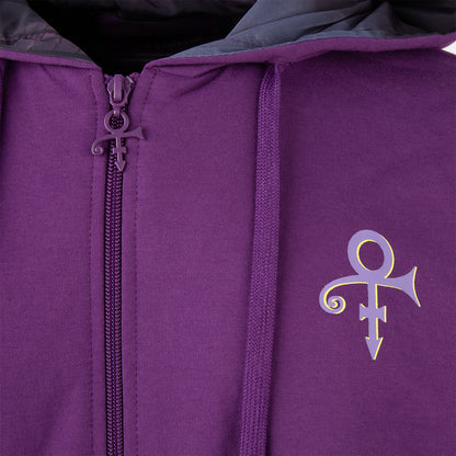 Purple Rain Cover Lined Zip Hoodie