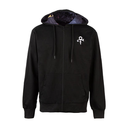 Purple Rain Cover Lined Zip Hoodie