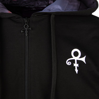 Purple Rain Cover Lined Zip Hoodie