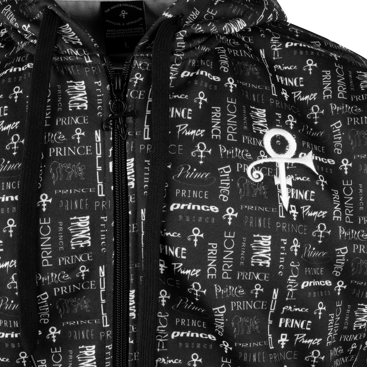 Originals / Prince Logo Pattern Zip Hoodie