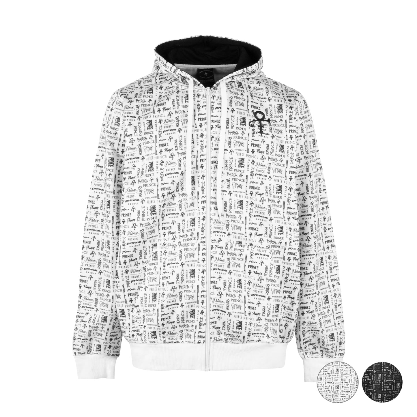 Originals / Prince Logo Pattern Zip Hoodie