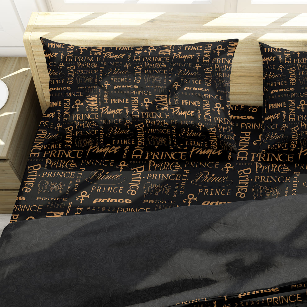 Prince Logo Pattern Sheet Set