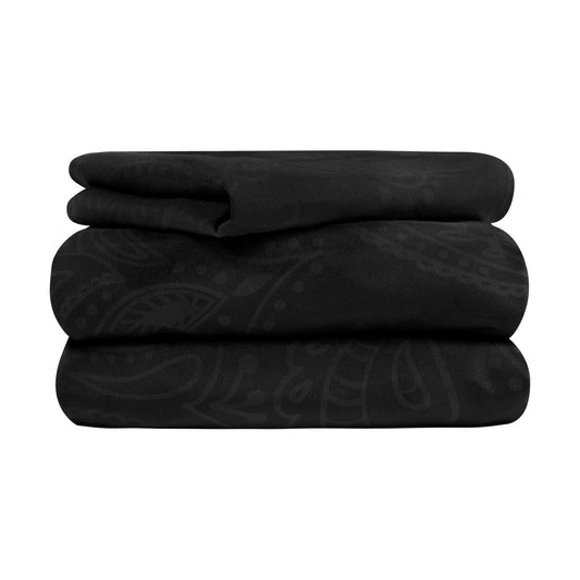 Black Paisley Sheet Set