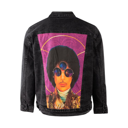 Third Eye Girl Back Panel Denim Jacket