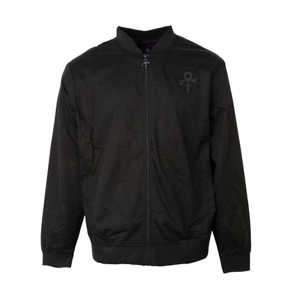 Black Paisley Lined Bomber Jacket