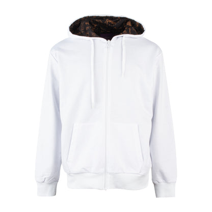 Prince Symbol / Prince Logo Pattern Lined Zip Hoodie