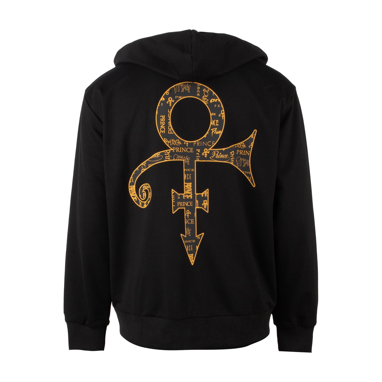 Prince Symbol / Prince Logo Pattern Lined Zip Hoodie