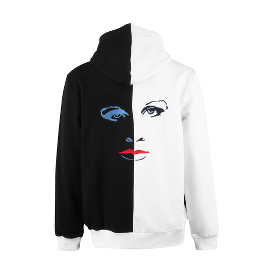 Purple Rain Face Zip Hoodie