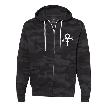 Prince Symbol Zip Hoodies