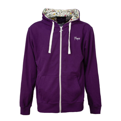 Purple Zip Hoodie