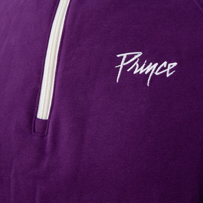 Purple Quarter Zip Sweatshirt