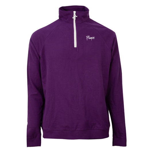 Purple Quarter Zip Sweatshirt
