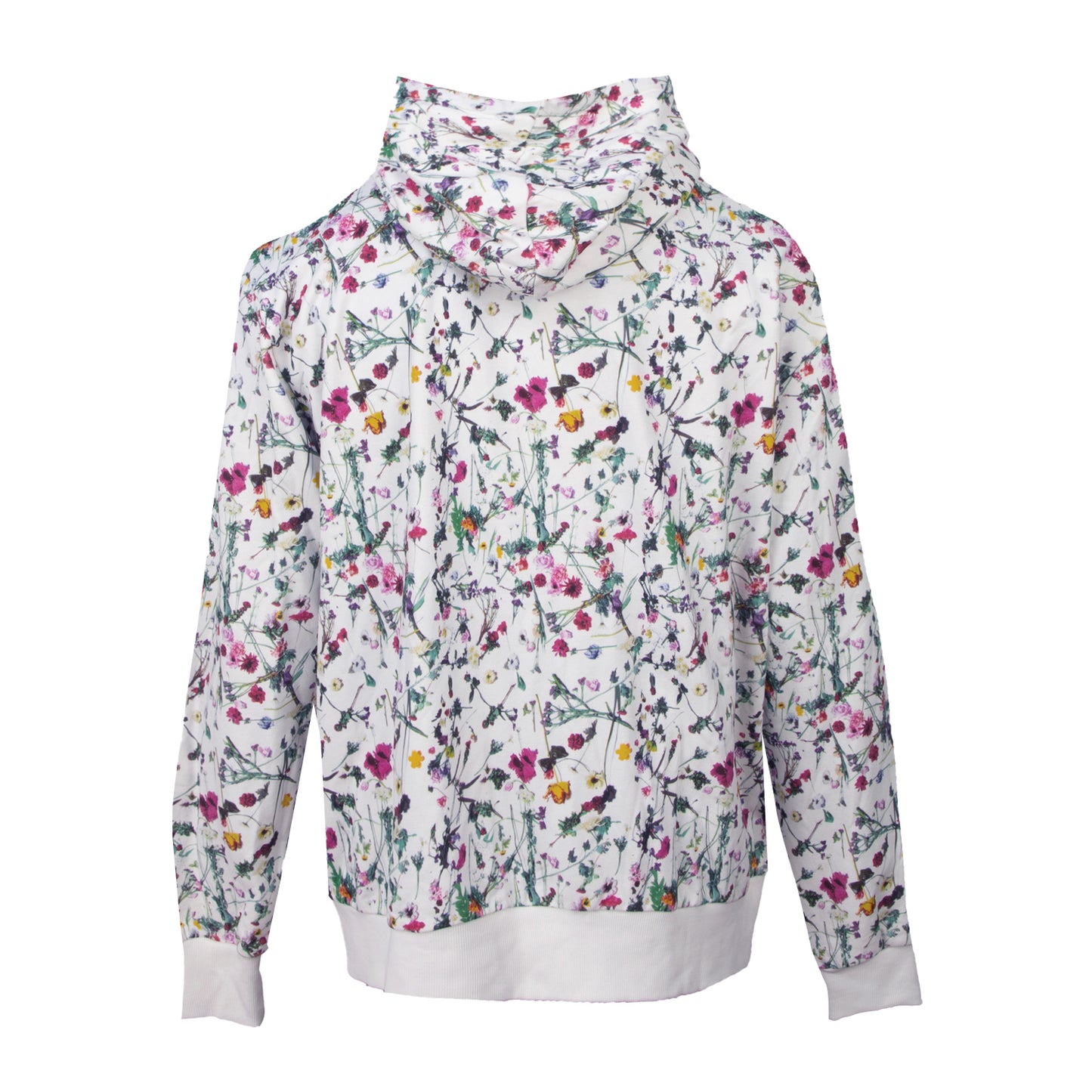 Floral Zip Hoodie