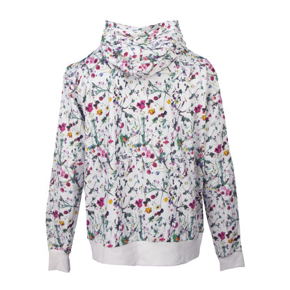 Floral Zip Hoodie