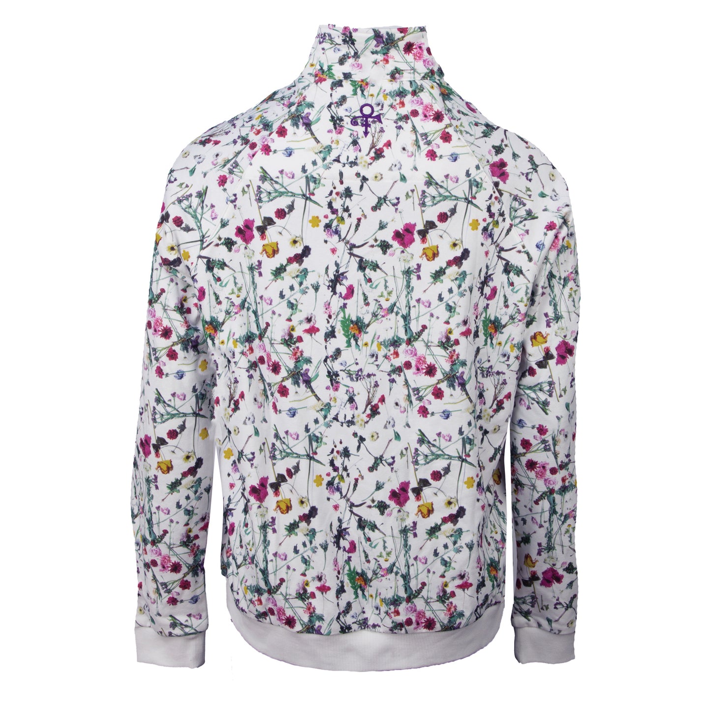 Floral Quarter Zip Sweatshirt