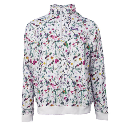 Floral Quarter Zip Sweatshirt