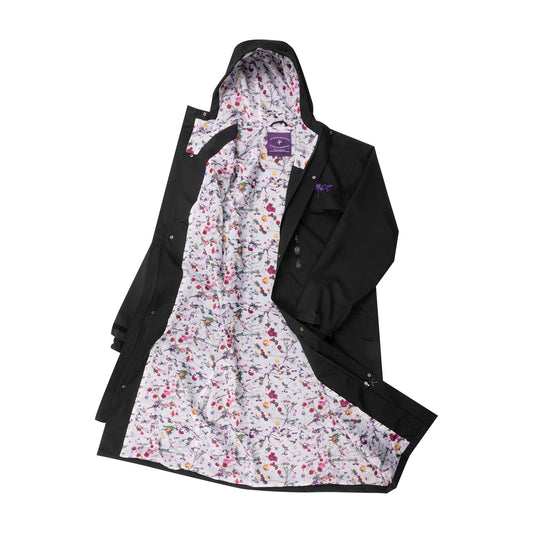 Floral Lined Rain Jacket
