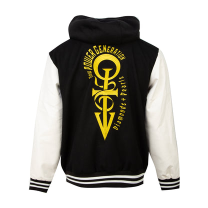 Diamonds And Pearls Hooded Collegiate Jacket