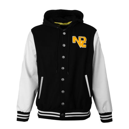 Diamonds And Pearls Hooded Collegiate Jacket