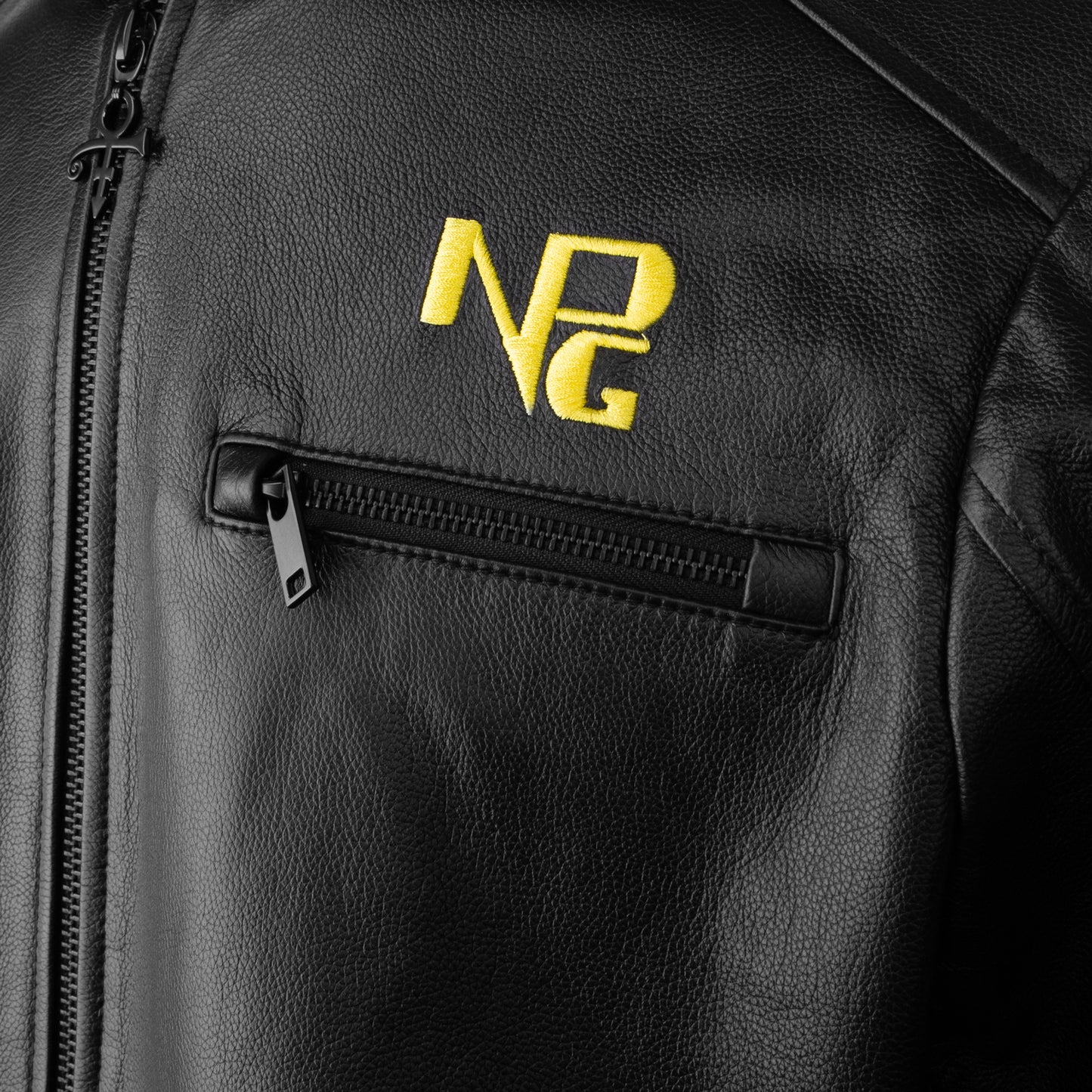 Diamonds And Pearls Lined All Season Leather Jacket