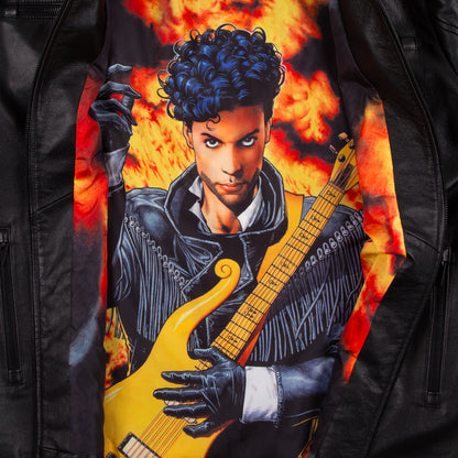 Diamonds And Pearls Lined All Season Leather Jacket