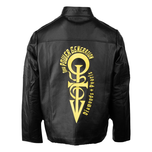 Diamonds And Pearls Lined All Season Leather Jacket