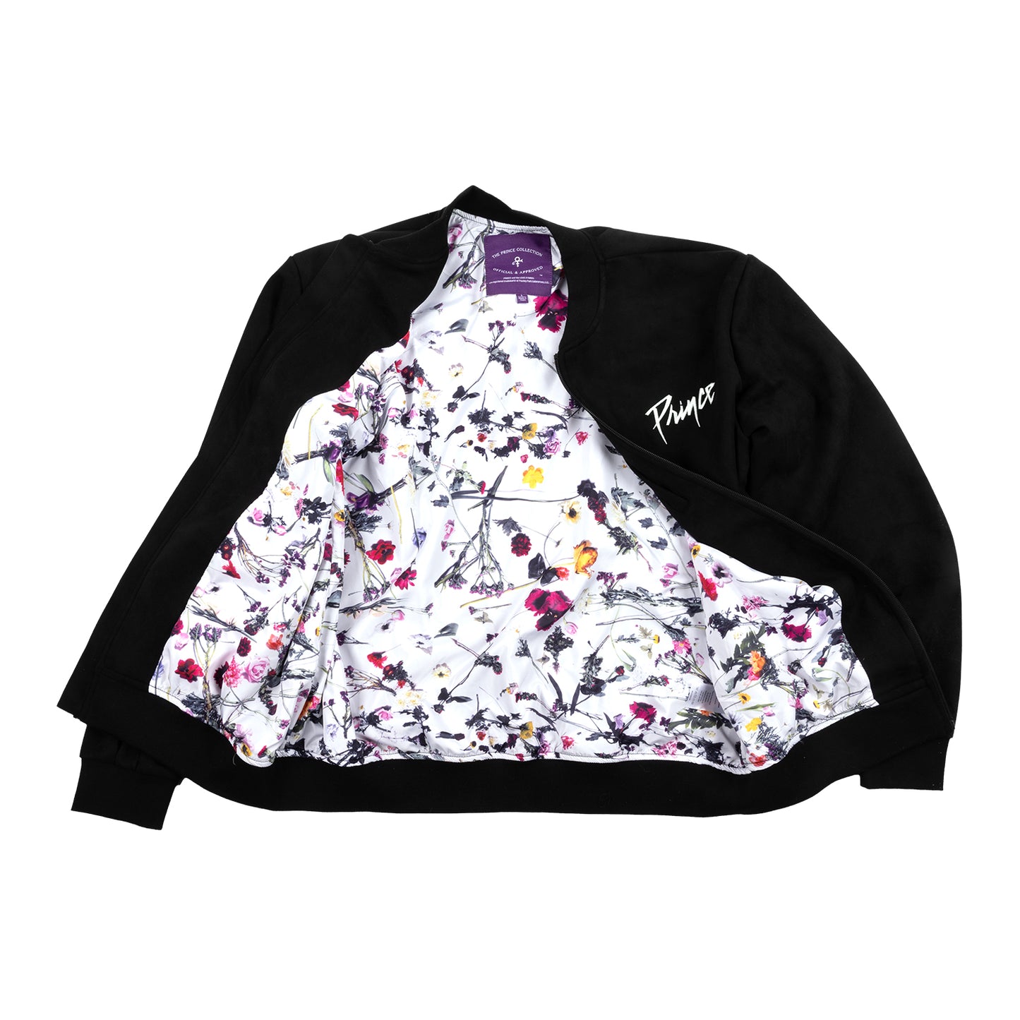 Purple Rain All Season Faux Suede Bomber Jacket