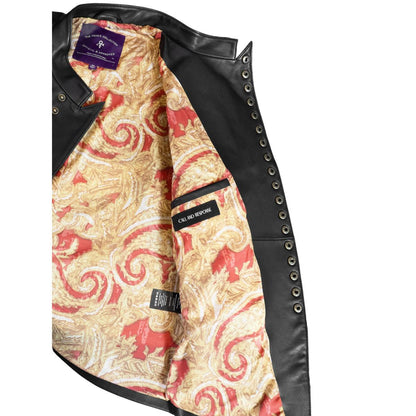 x Call & Response | Diamonds And Pearls Leather Jacket