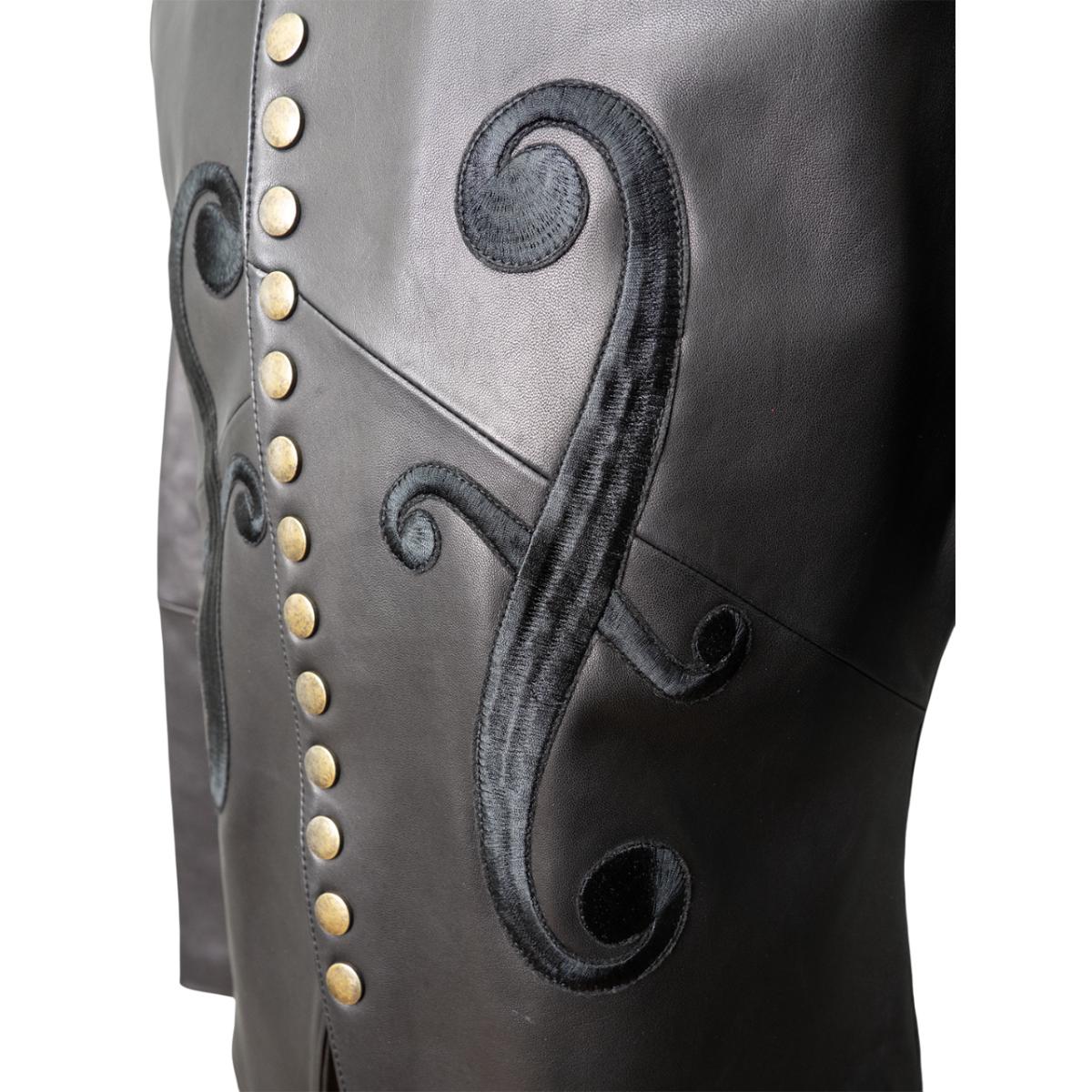 x Call & Response | Diamonds And Pearls Leather Jacket