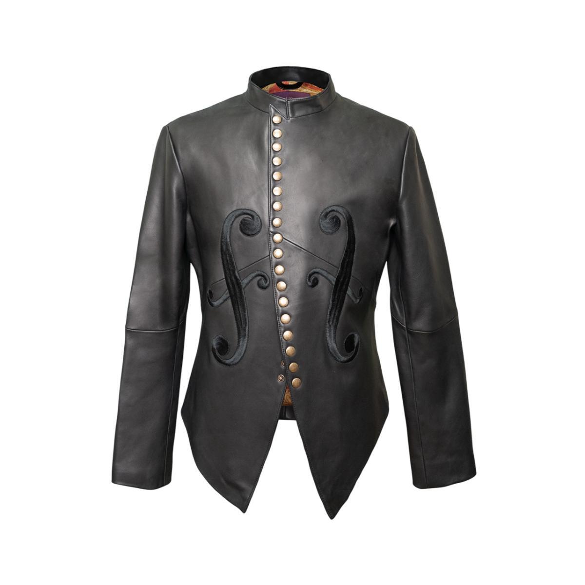 x Call & Response | Diamonds And Pearls Leather Jacket