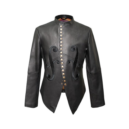 x Call & Response | Diamonds And Pearls Leather Jacket