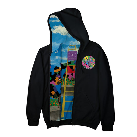 Around The World In A Day Lined Zip Hoodie