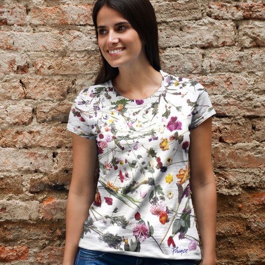 Purple Rain Floral Women's T-shirt