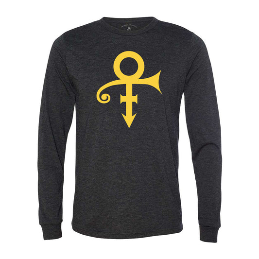 Prince Symbol Black Long Sleeve T-Shirt