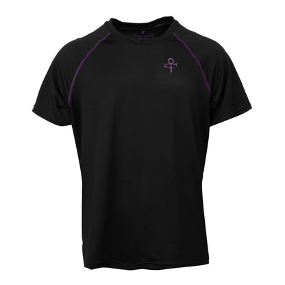 Black Men's Active Short Sleeve Tee