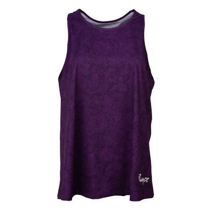 Purple Paisley Women's Yoga Tank