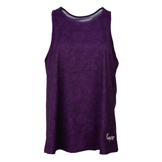 Purple Paisley Women's Yoga Tank
